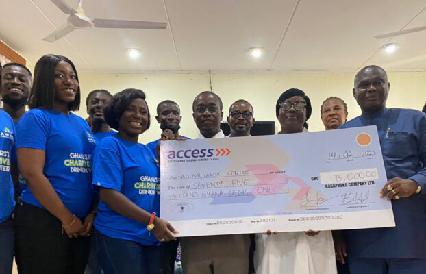 Making Hearts Beat Stronger: Awake Water Donates ₵75,000 to Support Cardiac Care on Valentine’s Day