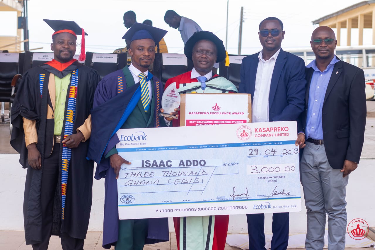 Kasapreko Recognizes Isaac Addo with An Academic Excellence Award 