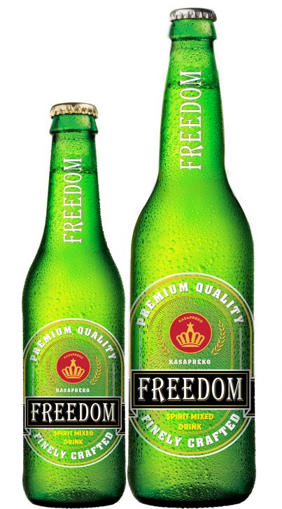 Freedom Beer bottles